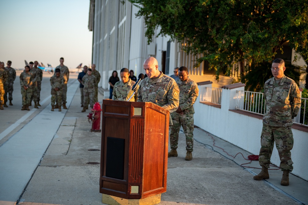 9/11 Remembrance ceremony 12 Sep 2022 Joint Base San Antonio-Kelly Air Field