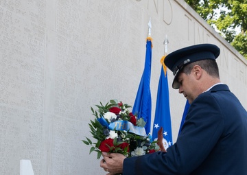 Maj. Gen. Andrew Gebara visits Cambridge American Cemetery