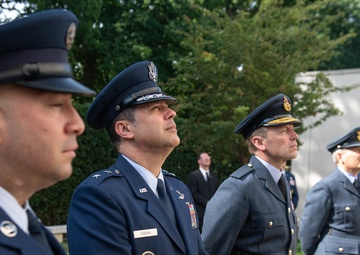 Maj. Gen. Andrew Gebara visits Cambridge American Cemetery