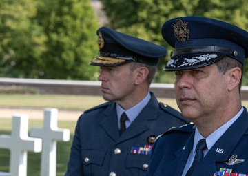 Maj. Gen. Andrew Gebara visits Cambridge American Cemetery