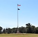 American Flag and Fort McCoy