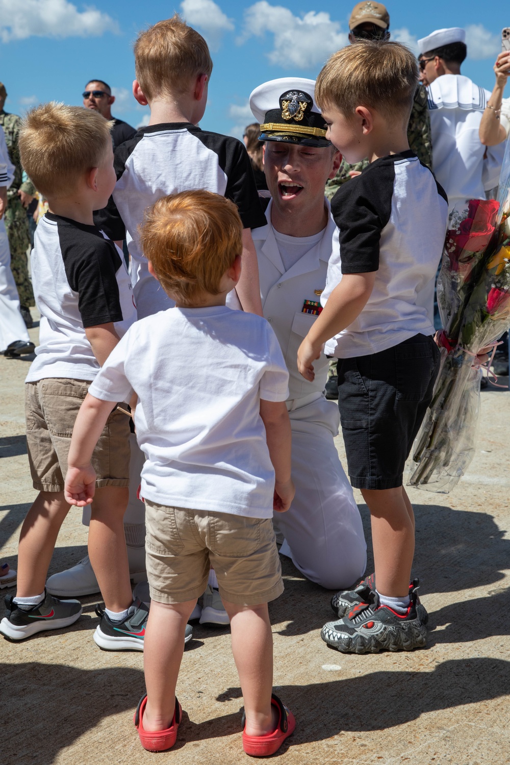 Bainbridge was deployed as part of the Harry S. Truman Carrier Strike Group in support of theater security cooperation efforts and to defend U.S. allied and partner interests.