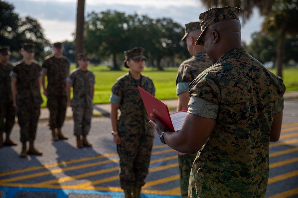 Cpl. Isabelle M. Anaya's reenlistment ceremony