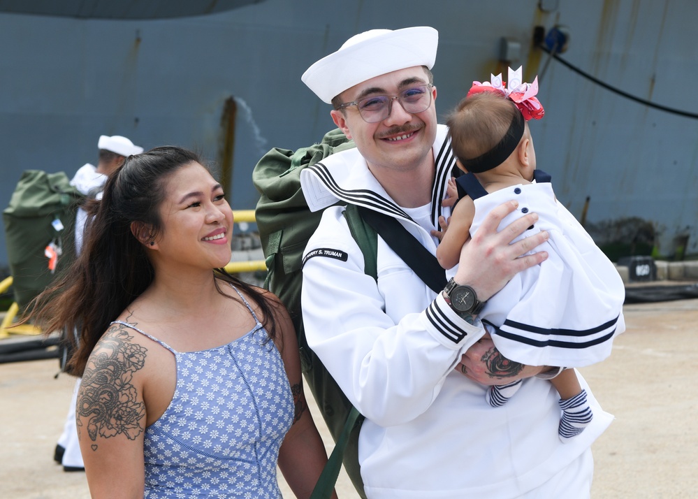 USS Harry S. Truman Returns Home from Deployment