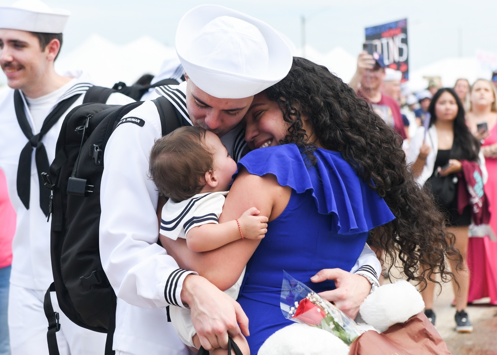 USS Harry S. Truman Returns Home from Deployment