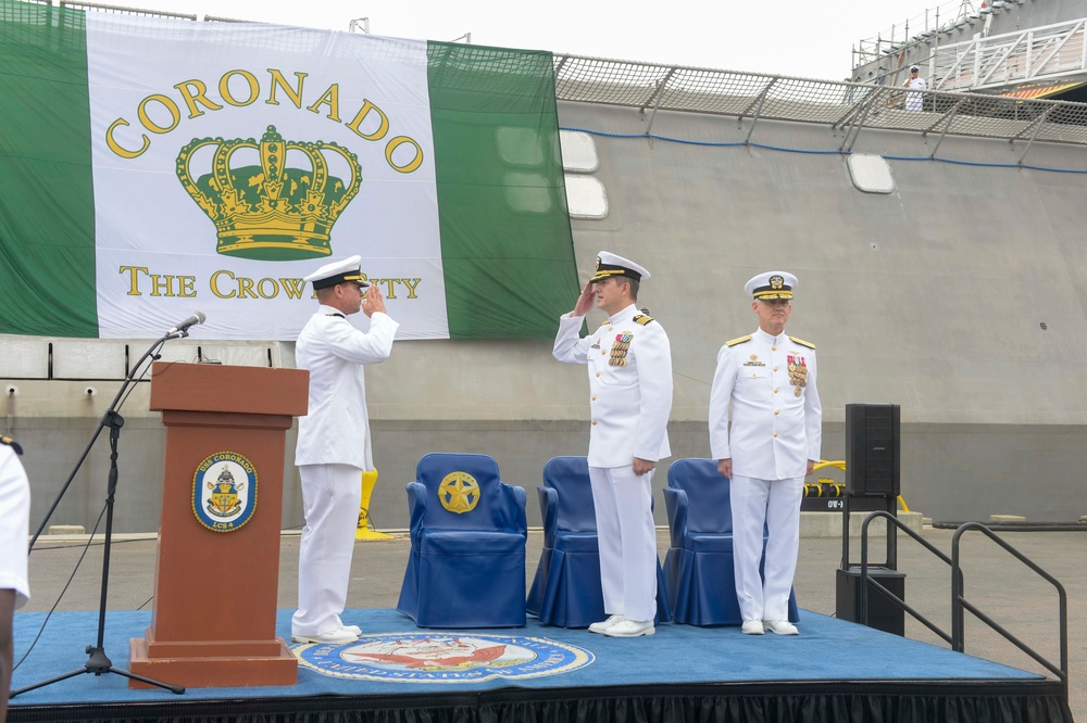 USS Coronado (LCS 4) Holds Decommissioning Ceremony