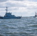 Uruguayan Navy vessel sail away event near Bay Bridge in Annapolis, MD