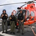 Coast Guard Cutter Midgett (WMSL 757), crew conduct flight operations during WESTPAC 2022 patrol