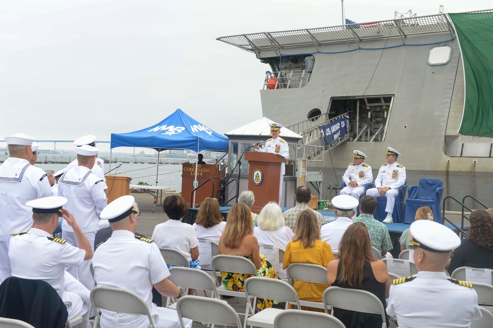 USS Coronado (LCS 4) Holds Decommissioning Ceremony