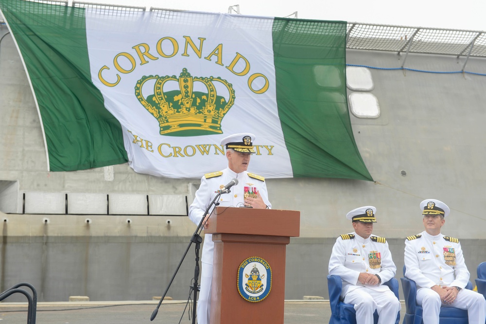 USS Coronado (LCS 4) Holds Decommissioning Ceremony