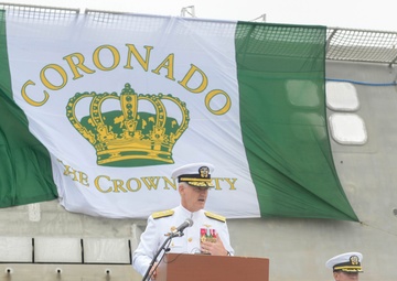 USS Coronado (LCS 4) Holds Decommissioning Ceremony