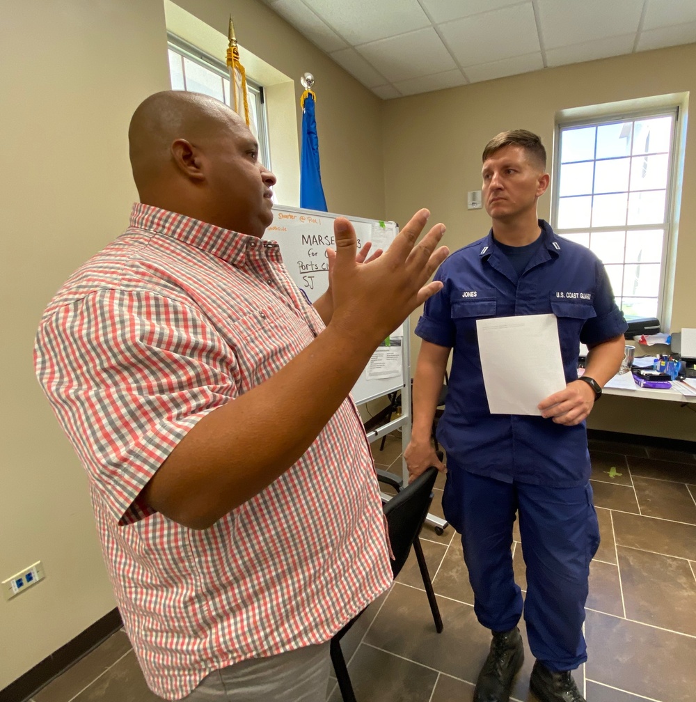 Coast Gaurd, federal, local agencies, maritime industry partners conduct functional area maritime security exercise