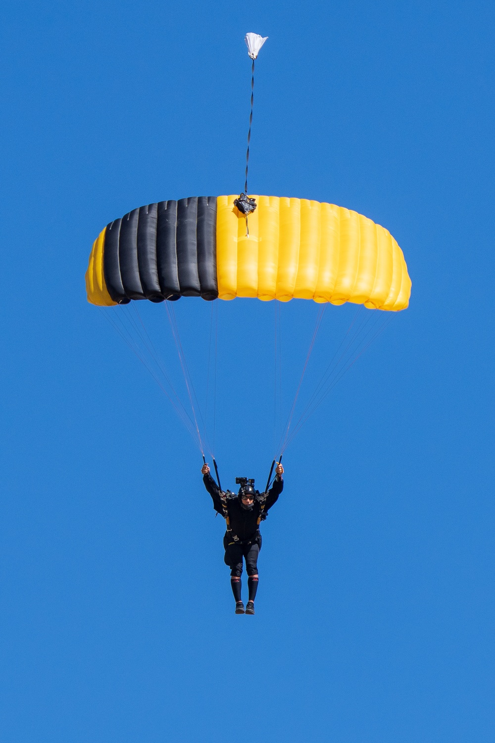 The U.S. Army Parachute Team skydives in Northern California