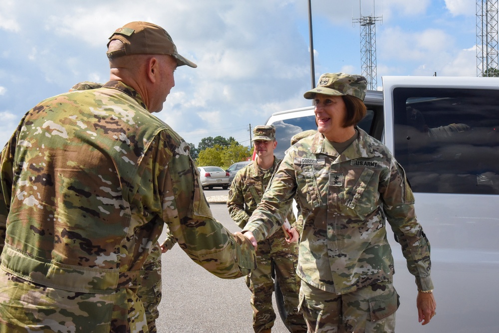 Major Gen. Sheryl Gordon Visits 117th Air Refueling Wing