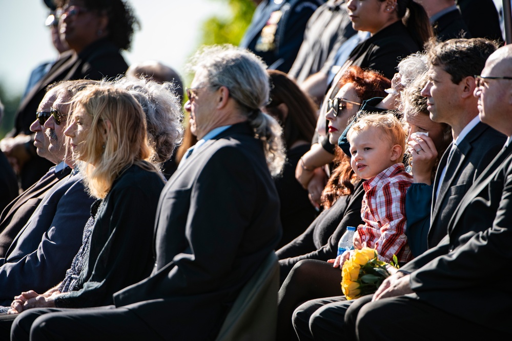 Military Funeral Honors with Funeral Escort were Conducted for Twin Brothers U.S. Air Force Maj. Gen. Cuthbert Pattillo and Lt. Gen. Charles Pattillo in Section 75