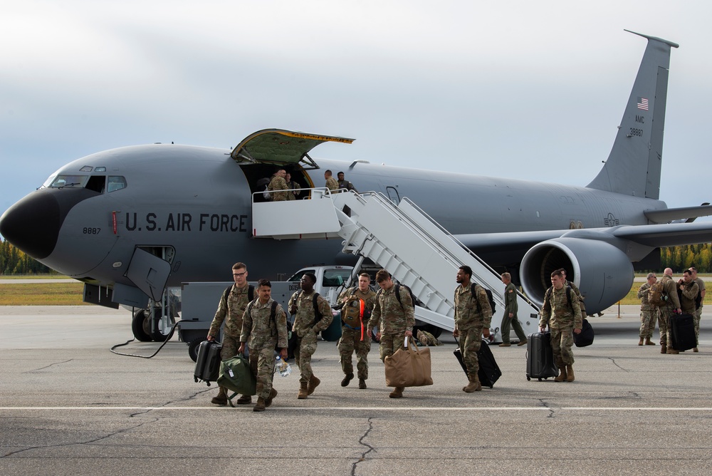 Eielson hosts forward deploying aircraft during Operation Noble Defender