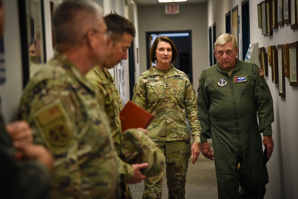 Maj. Gen. Sheryl Gordon Visits 117th Air Refueling Wing