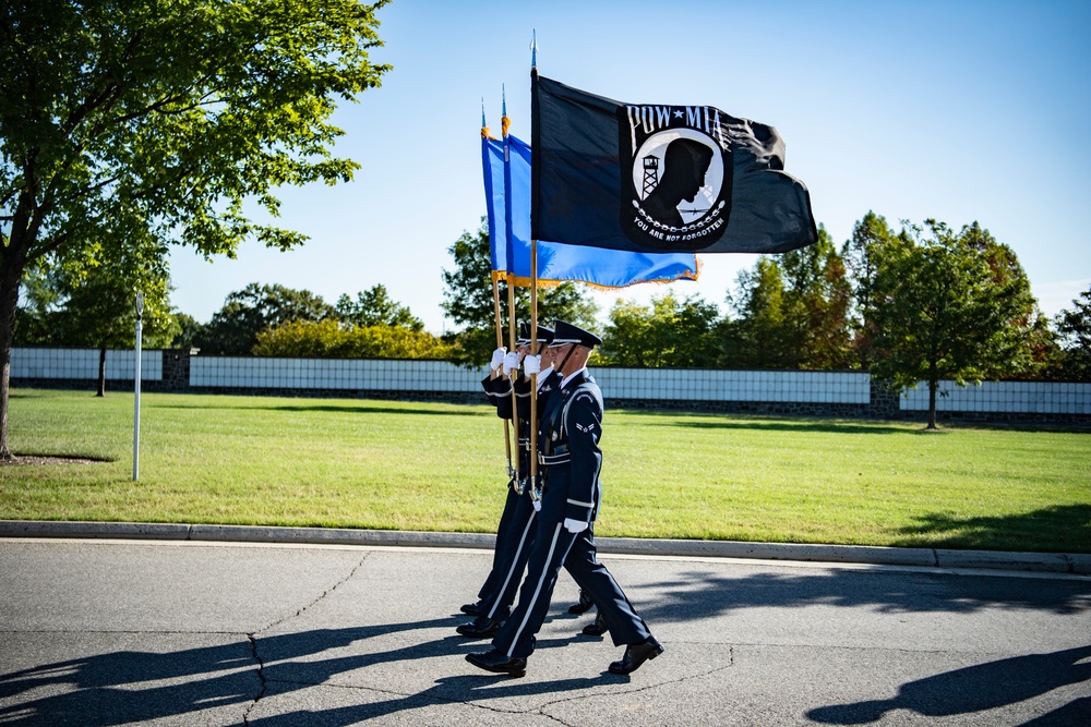 Military Funeral Honors with Funeral Escort were Conducted for Twin Brothers U.S. Air Force Maj. Gen. Cuthbert Pattillo and Lt. Gen. Charles Pattillo in Section 75