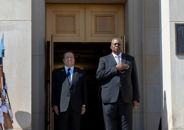 Secretary Austin Hosts Japanese Counterpart