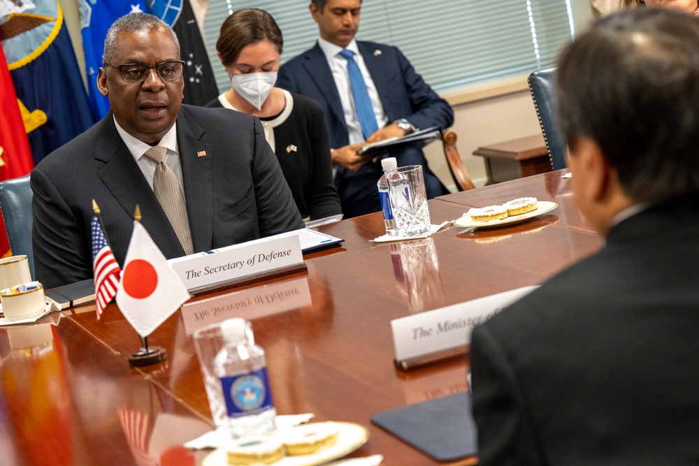 Secretary Austin Hosts Japanese Counterpart