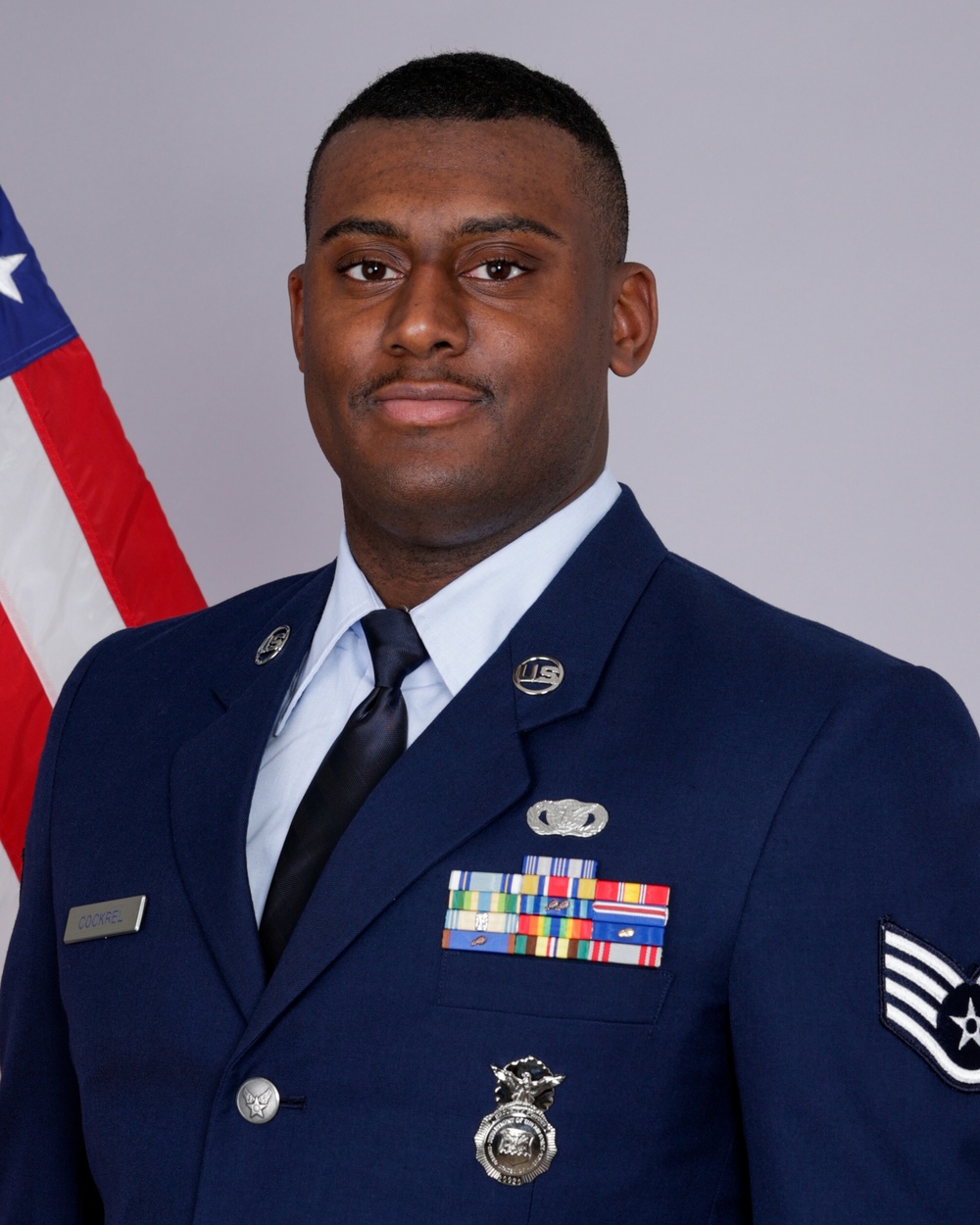 Senior Airman Ken Cockrell Air Force Bio Portrait