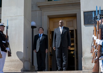 Secretary Austin Hosts Japanese Counterpart