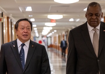 Secretary Austin Hosts Japanese Counterpart
