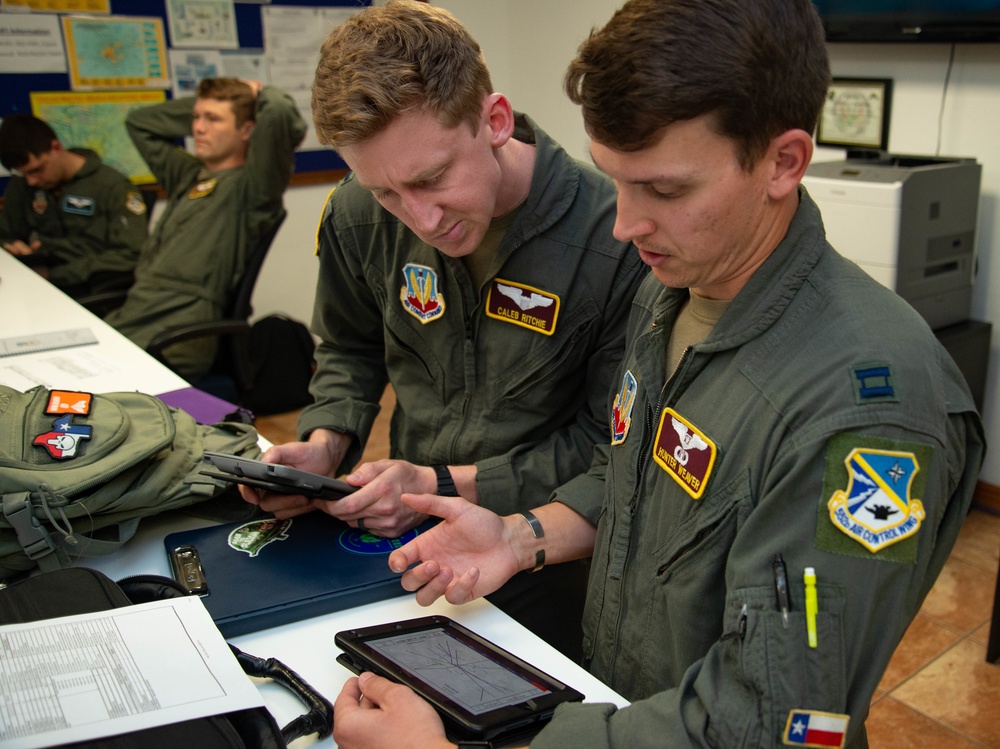 E-3 Sentry AWACS takes flight over JBSA-Kelly Field Annex