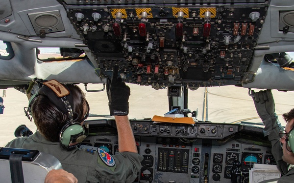 E-3 Sentry AWACS takes flight over JBSA-Kelly Field Annex