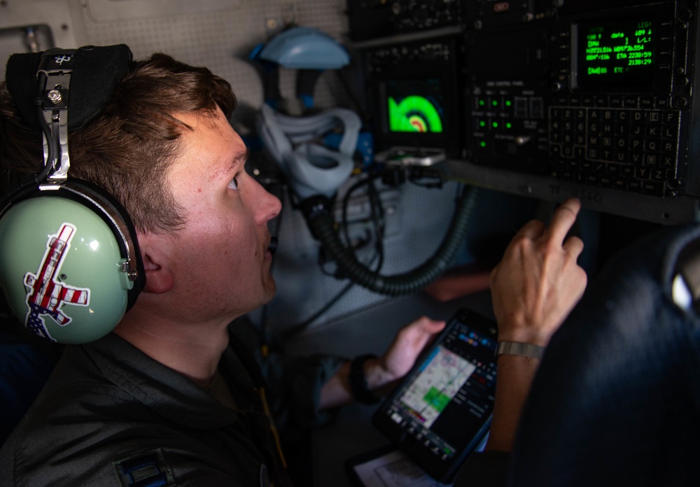 E-3 Sentry AWACS takes flight over JBSA-Kelly Field Annex