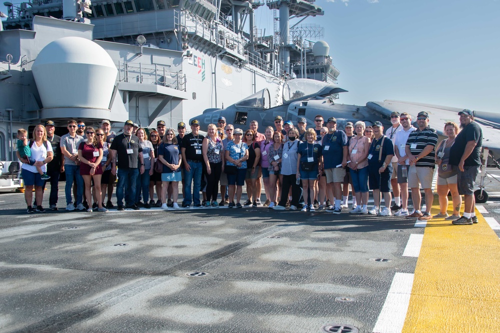 USS Bristol County (LST 1198) Veterans Celebrate 50th Anniversary  of Commissioning on board USS Boxer (LHD 4)