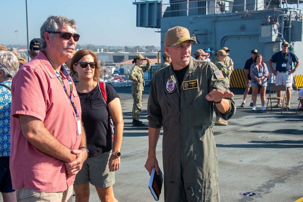 USS Bristol County (LST 1198) Veterans Celebrate 50th Anniversary  of Commissioning on board USS Boxer (LHD 4)