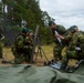 Swedish and U.S. Marines decimate a live fire mortar range