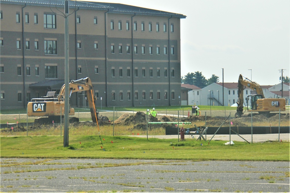 Construction of $11.96 million transient training brigade headquarters is under way at Fort McCoy