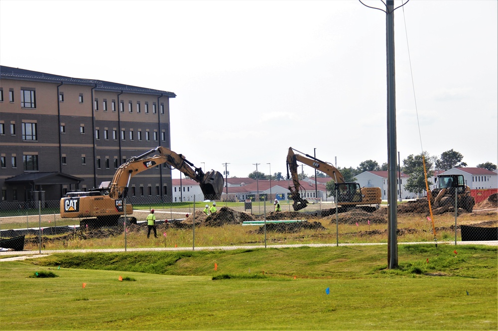 Construction of $11.96 million transient training brigade headquarters is under way at Fort McCoy