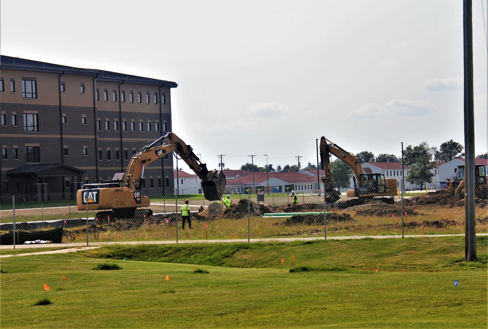 Construction of $11.96 million transient training brigade headquarters is under way at Fort McCoy