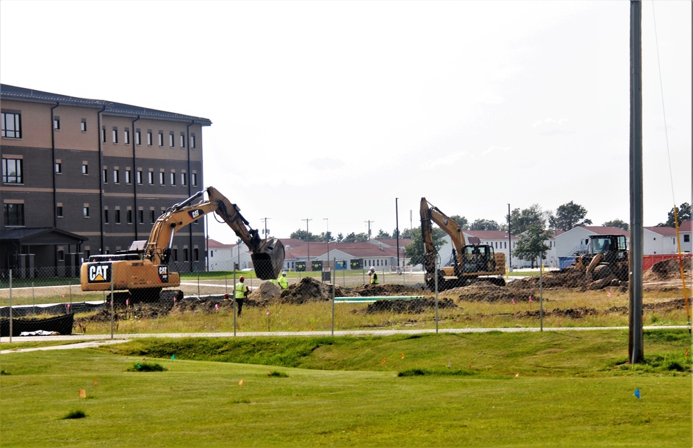 Construction of $11.96 million transient training brigade headquarters is under way at Fort McCoy