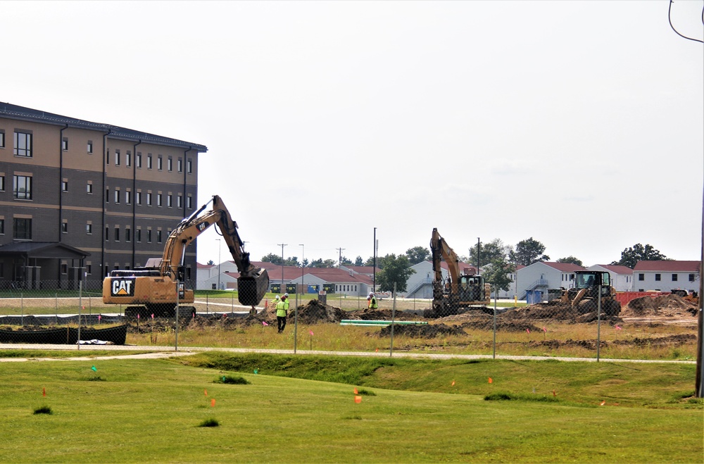 Construction of $11.96 million transient training brigade headquarters is under way at Fort McCoy