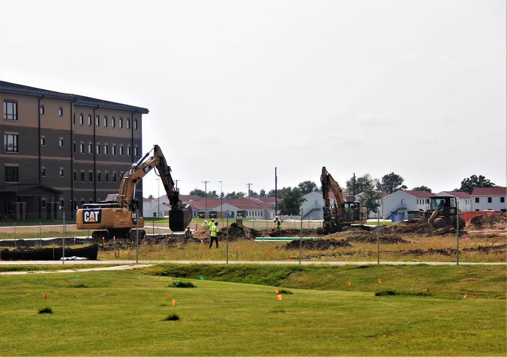 Construction of $11.96 million transient training brigade headquarters is under way at Fort McCoy