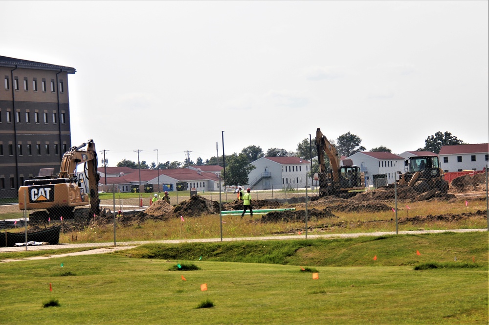 Construction of $11.96 million transient training brigade headquarters is under way at Fort McCoy