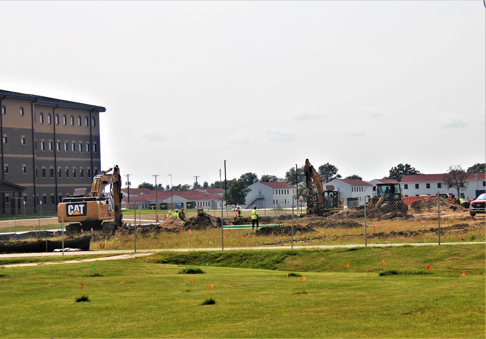 Construction of $11.96 million transient training brigade headquarters is under way at Fort McCoy