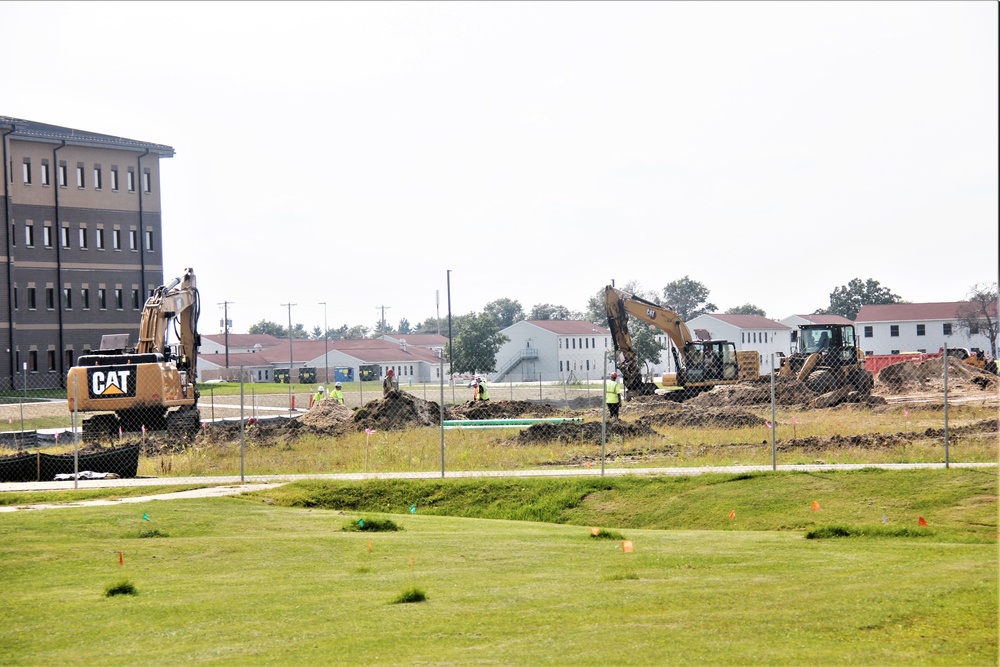 Construction of $11.96 million transient training brigade headquarters is under way at Fort McCoy