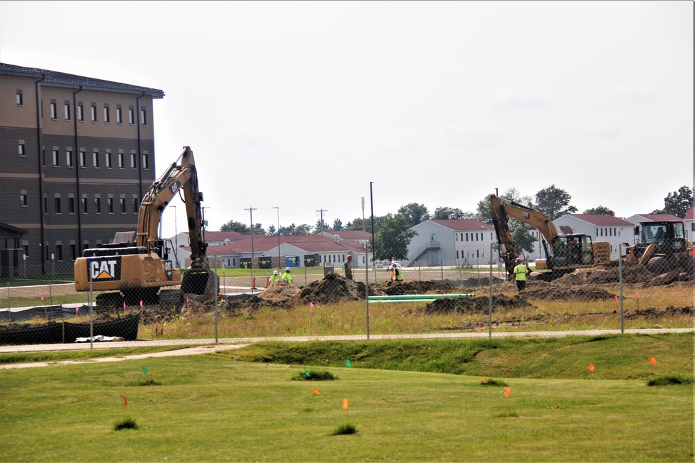 Construction of $11.96 million transient training brigade headquarters is under way at Fort McCoy