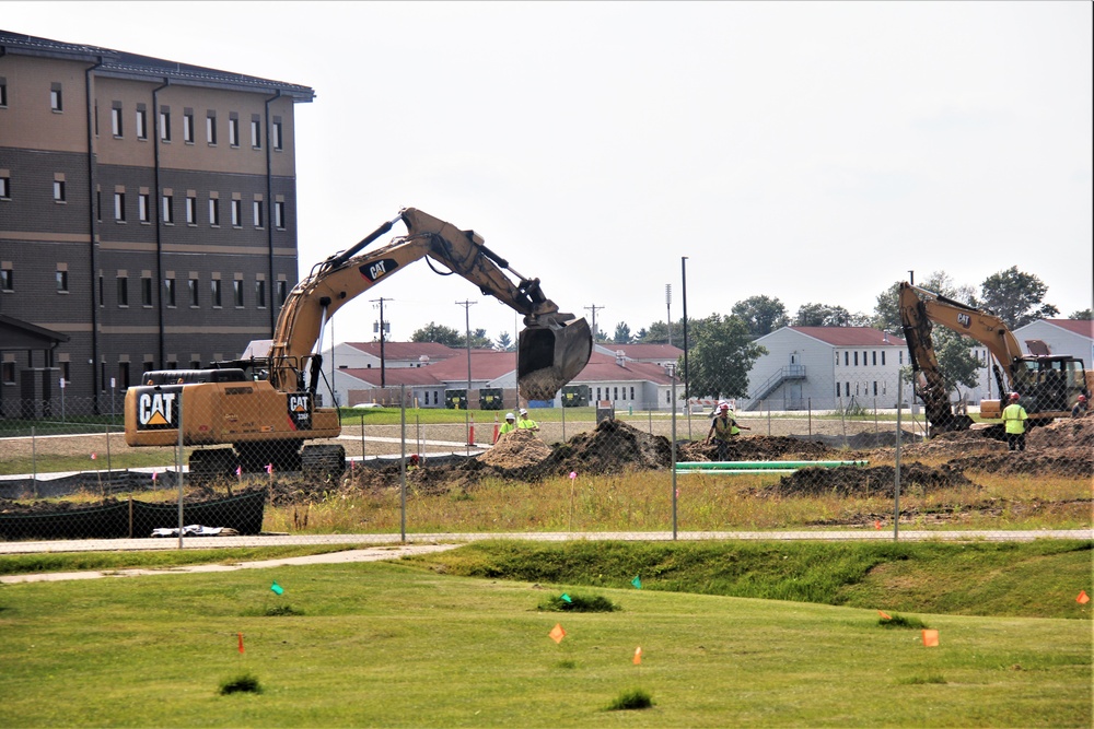 Construction of $11.96 million transient training brigade headquarters is under way at Fort McCoy