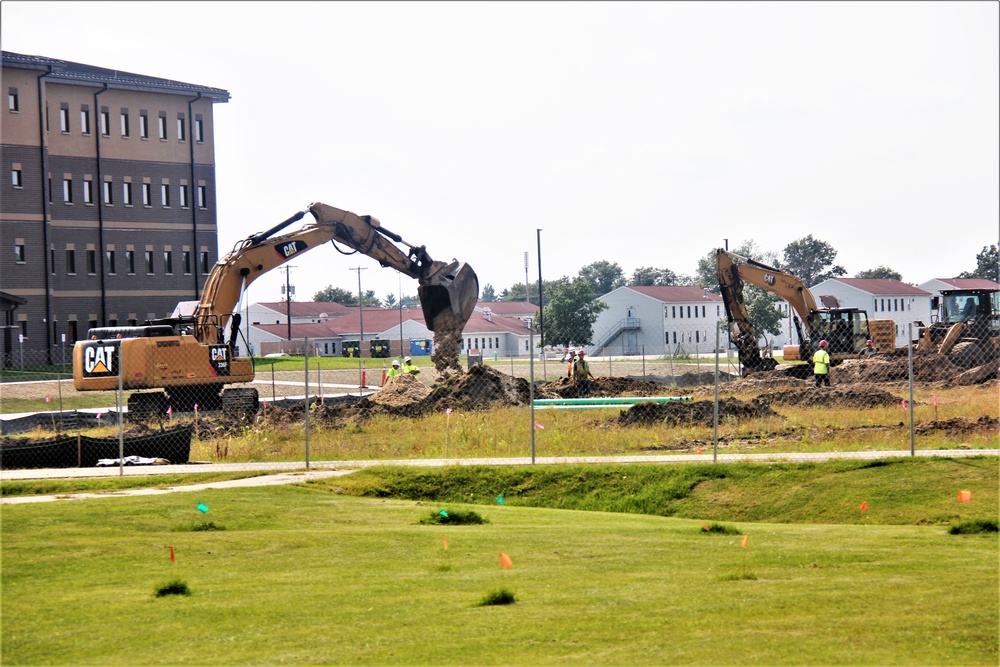 Construction of $11.96 million transient training brigade headquarters is under way at Fort McCoy