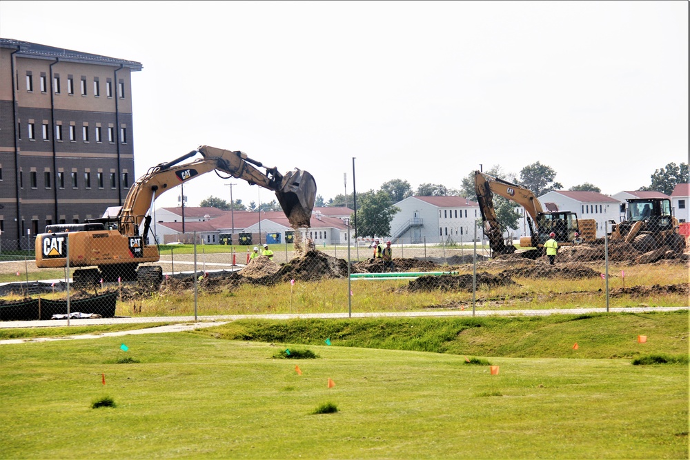 Construction of $11.96 million transient training brigade headquarters is under way at Fort McCoy