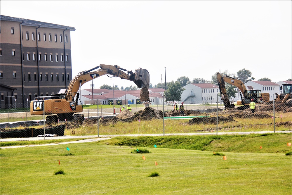 Construction of $11.96 million transient training brigade headquarters is under way at Fort McCoy