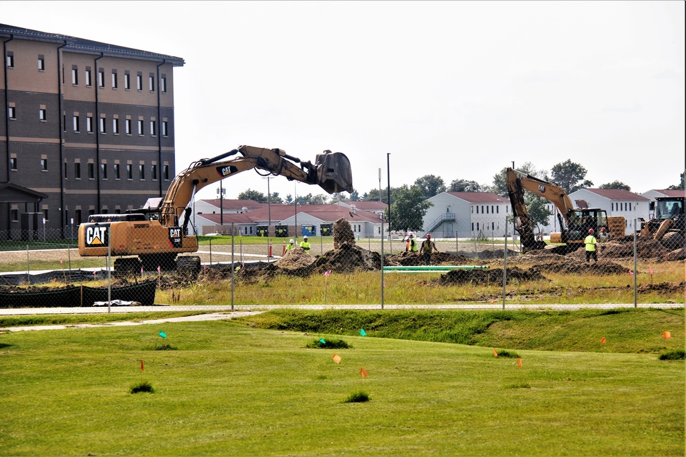 Construction of $11.96 million transient training brigade headquarters is under way at Fort McCoy