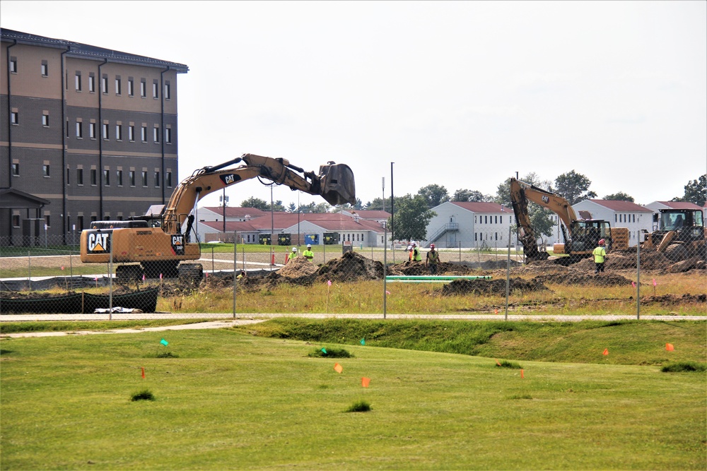 Construction of $11.96 million transient training brigade headquarters is under way at Fort McCoy