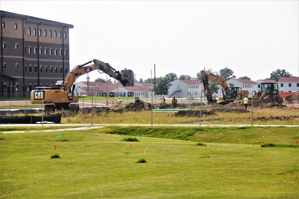 Construction of $11.96 million transient training brigade headquarters is under way at Fort McCoy